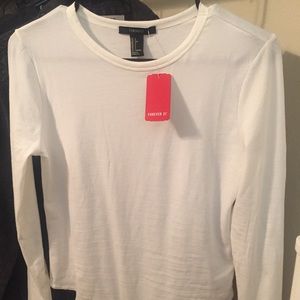 NEW Forever 21 White Bodysuit